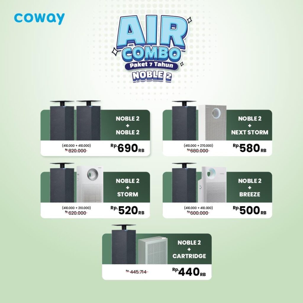 promo coway air combo
