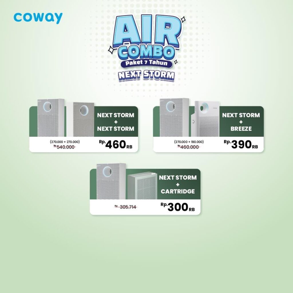promo coway air combo